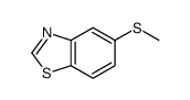 Benzothiazole, 5-(methylthio)- (9CI) structure