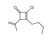 3-butyl-2-chloro-4-prop-1-en-2-ylcyclobut-2-en-1-one结构式