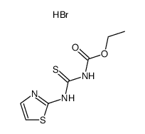 Carbamic acid,[(2-thiazolylamino)thioxomethyl]-,ethyl ester,monohydrobromide (9CI)结构式