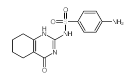 4-amino-N-(4-oxo-5,6,7,8-tetrahydro-1H-quinazolin-2-yl)benzenesulfonamide Structure