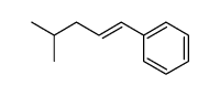 4-methyl-1-phenyl-pent-1-ene Structure