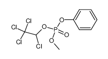 Methyl-phenyl-1,2,2,2-tetrachlorethyl-phosphorsaeureester Structure