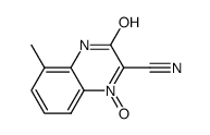 2-cyano-3-hydroxy-5-methylquinoxaline 1-oxide Structure