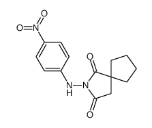 2-(4-nitroanilino)-2-azaspiro[4.4]nonane-1,3-dione结构式