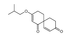 3-(2-methylpropoxy)spiro[5.5]undeca-3,10-diene-5,9-dione结构式