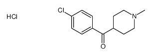 (4-chlorophenyl)-(1-methylpiperidin-4-yl)methanone,hydrochloride Structure