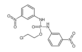 N-[2-chloroethoxy-(3-nitroanilino)phosphoryl]-3-nitroaniline Structure