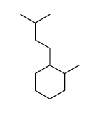 4-methyl-3-(3-methylbutyl)cyclohexene Structure