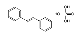 N,1-diphenylmethanimine,phosphoric acid结构式