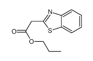 PROPYL 2-(BENZO[D]THIAZOL-2-YL)ACETATE Structure