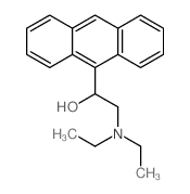 9-Anthracenemethanol, a-[(diethylamino)methyl]- Structure