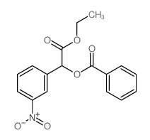 [ethoxycarbonyl-(3-nitrophenyl)methyl] benzoate Structure