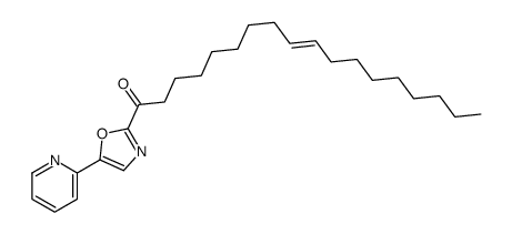 1-(5-pyridin-2-yl-1,3-oxazol-2-yl)octadec-9-en-1-one Structure