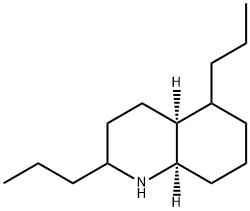 Decahydro-2,5-dipropylquinoline structure