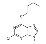 6-butylsulfanyl-2-chloro-7H-purine Structure