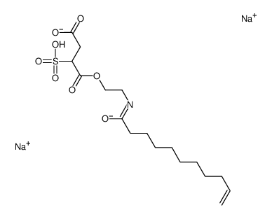 disodium 1-[2-[(1-oxoundec-10-enyl)amino]ethyl] 2-sulphonatosuccinate picture