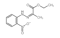 ethyl (2E)-2-[(2-nitrophenyl)hydrazinylidene]propanoate structure