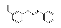 (3-ethenylphenyl)sulfanyl-phenyldiazene Structure