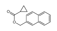 naphthalen-2-ylmethyl cyclopropanecarboxylate Structure