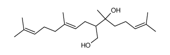 2-(3,7-Dimethylocta-2,6-dienyl)-3,7-dimethyl-6-octene-1,3-diol structure