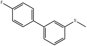 (4-fluorobiphenyl-3-yl)(methyl)sulfane Structure