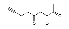 3-Hydroxy-8-nonyne-2,5-dione Structure