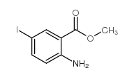 Methyl 2-amino-5-iodobenzoate Structure