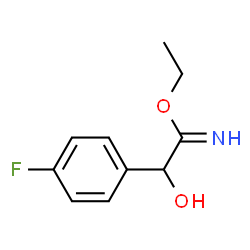 Benzeneethanimidic acid,4-fluoro--alpha--hydroxy-,ethyl ester (9CI) structure