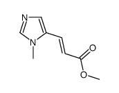 methyl 3-(3-methylimidazol-4-yl)prop-2-enoate结构式