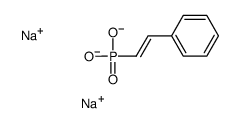 disodium (2-phenylvinyl)phosphonate Structure