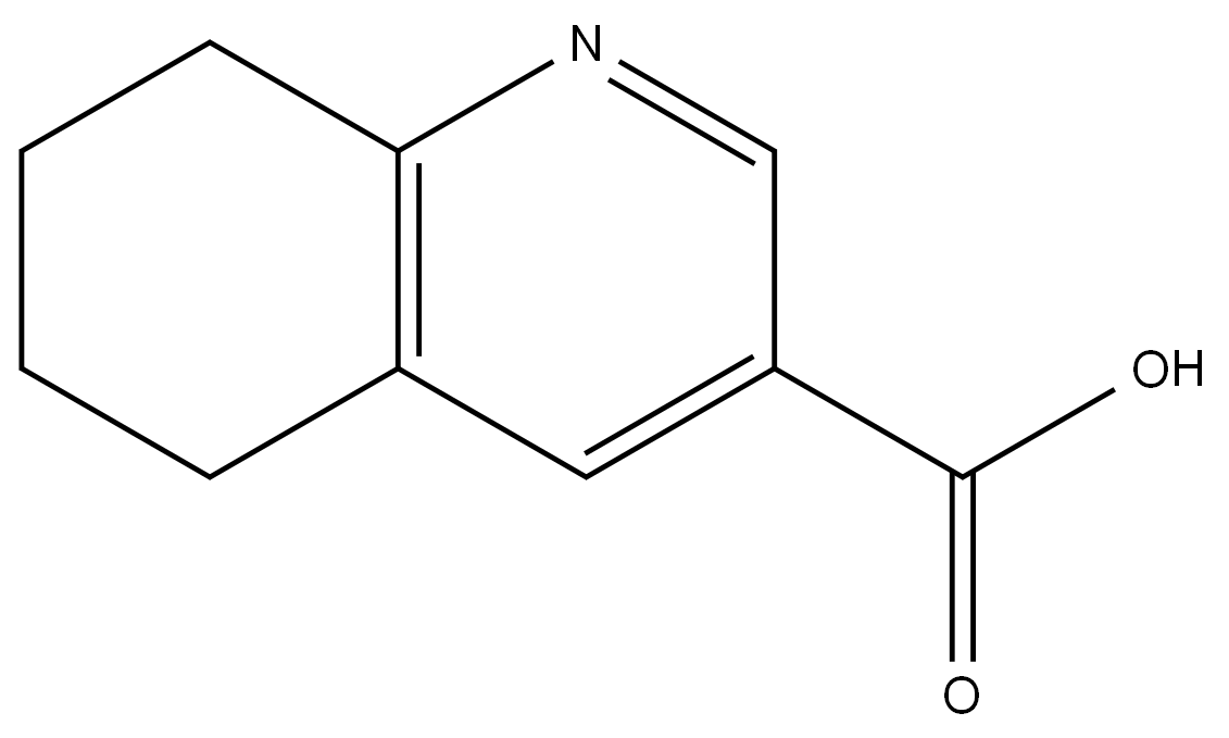 5,6,7,8-tetrahydro-3-quinolinecarboxylic acid structure