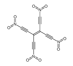 1,6-dinitro-3,4-bis(2-nitroethynyl)hex-3-en-1,5-diyne结构式