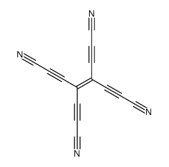 4,5-bis(2-cyanoethynyl)oct-4-en-2,6-diynedinitrile结构式