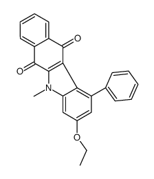 3-ethoxy-5-methyl-1-phenylbenzo[b]carbazole-6,11-dione Structure