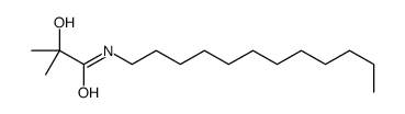 N-dodecyl-2-hydroxy-2-methylpropanamide Structure