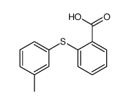 2-(3-methylphenyl)sulfanylbenzoic acid Structure