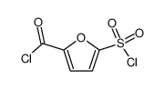 5-Sulfofuran-2-carboxylic acid diacid chloride Structure