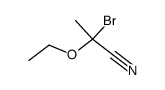 2-ethoxy-2-bromo-propionitrile结构式