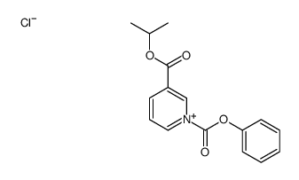 1-O-phenyl 3-O-propan-2-yl pyridin-1-ium-1,3-dicarboxylate,chloride Structure