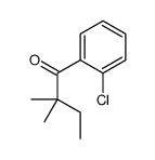 2'-CHLORO-2,2-DIMETHYLBUTYROPHENONE结构式