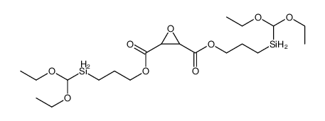 bis[3-(diethoxymethylsilyl)propyl] oxirane-2,3-dicarboxylate Structure