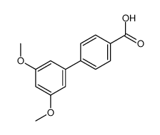 3',5'-DIMETHOXY-[1,1'-BIPHENYL]-4-CARBOXYLIC ACID structure