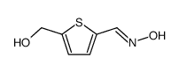 2-Thiophenecarboxaldehyde, 5-(hydroxymethyl)-, oxime (7CI) structure