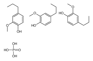 2-methoxy-4-propylphenol,phosphoric acid结构式