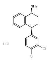外消旋-顺-N-去甲基舍曲林盐酸盐结构式