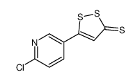 5-(6-chloropyridin-3-yl)dithiole-3-thione结构式