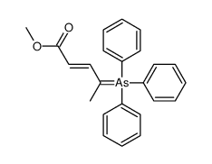 methyl 4-(triphenyl-λ5-arsanylidene)pent-2-enoate Structure