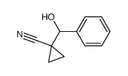 1-(Hydroxy(phenyl)Methyl)cyclopropanecarbonitrile结构式