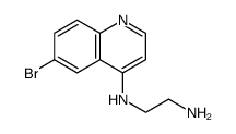 1,2-Ethanediamine, N1-(6-bromo-4-quinolinyl) Structure