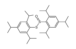 S-(2,4,6-triisopropylphenyl) 2,4,6-triisopropylbenzenesulfinothioate Structure